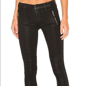 Hudson Jean Moto Coated Jean